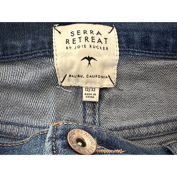 Serra Retreat by Joie Rucker Women’s Size 12 R Straight Leg Jeans Foxtrail Wash - Picture 2 of 6
